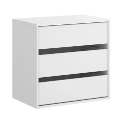 Cajonera interior Slide 3 cajones blanco 60x60x40 cm