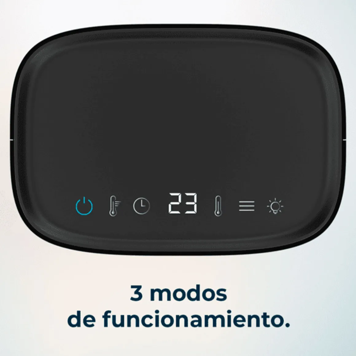 Calefactor cerámico Cecotec ReadyWarm 1570 Max Ceramic Smart Black 1500W con temporizador negro