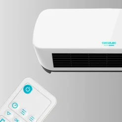 Calefactor cerámico de pared Ready Warm 5200 Box Ceramic Cecotec 2000W con mando blanco