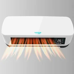 Calefactor cerámico de pared Ready Warm 5200 Box Ceramic Cecotec 2000W con mando blanco