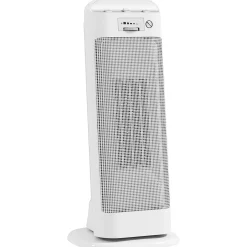 Calefactor cerámico Homcom 2000W 3 modos oscilación blanco