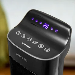 Calefactor cerámico Ready Warm 6800 Ceramic Sky Smart Cecotec 2000W oscilante con mando negro