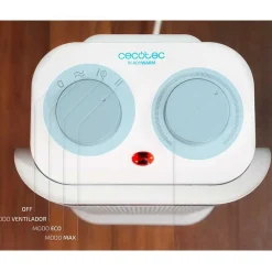 Calefactor cerámico vertical Ready Warm 6250 Ceramic Sky Style Cecotec oscilante 2000W blanco