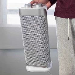 Calefactor cerámico vertical Ready Warm 6250 Ceramic Sky Style Cecotec oscilante 2000W blanco