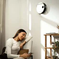Calefactor de pared Cecotec ReadyWarm 2000 Round 2000W con mando a distancia blanco
