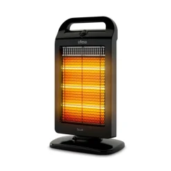 Calefactor halógeno Ufesa Scuti 1200W 3 niveles negro
