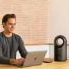 Calefactor Ready Warm 8400 Bladeless Connected 1500W Wifi oscilante/panel táctil negro