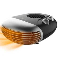 Calefactor ventilador Cecotec ReadyWarm 2000 Max Horizon Black 2000W diseño horizontal negro