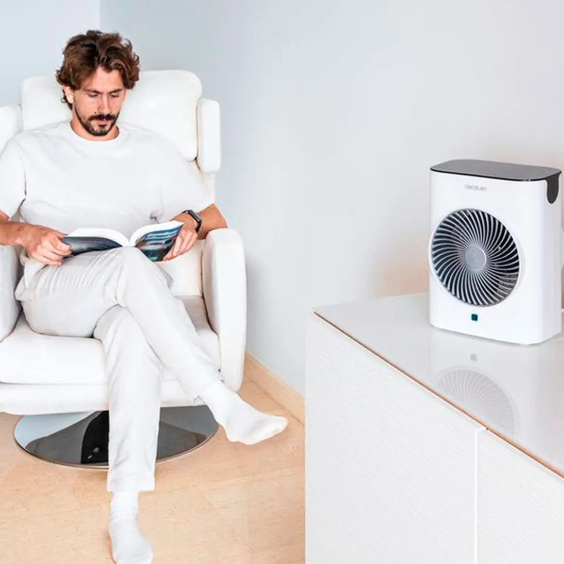 Calefactor ventilador Cecotec ReadyWarm 2070 Max Force Smart 2000W mando a distancia