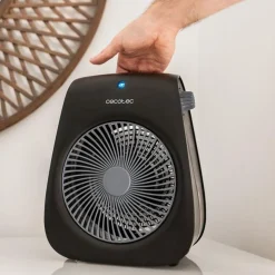 Calefactor ventilador Cecotec ReadyWarm 2000 Max Force 2000W 2 potencias 3 modos negro