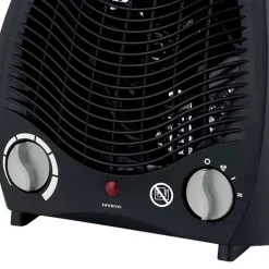 Calefactor ventilador Infiniton HBS-201B 2000W termostato mecánico 2 niveles negro