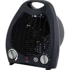 Calefactor ventilador Infiniton HBS-201B 2000W termostato mecánico 2 niveles negro