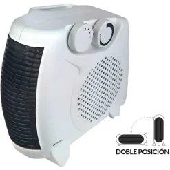 Calefactor ventilador Infiniton HBV-348C doble posición 2000W 3 niveles blanco