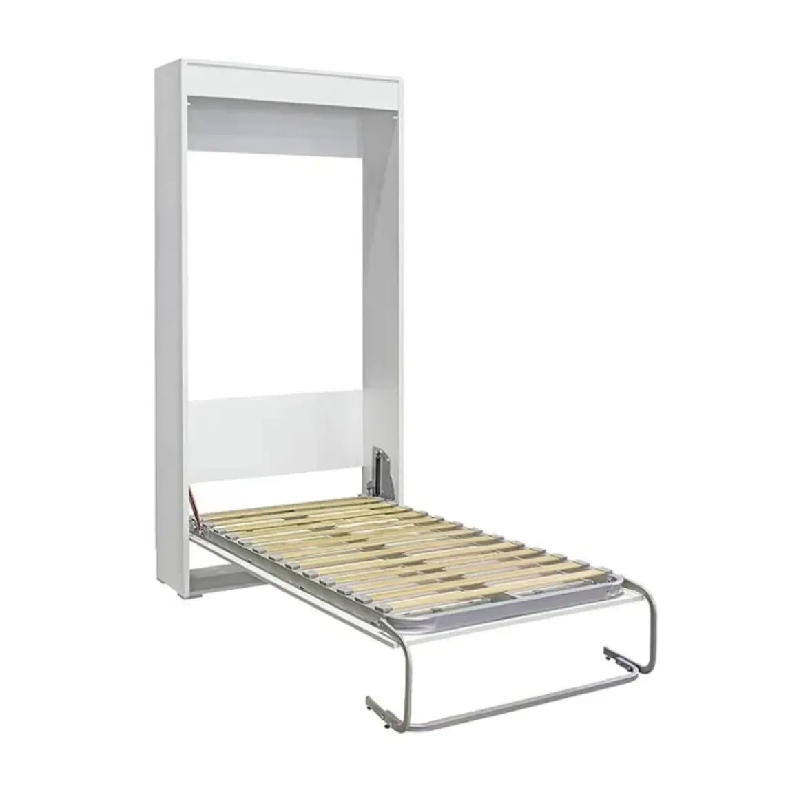 Cama abatible vertical sistema anticierre blanco 90x190 cm