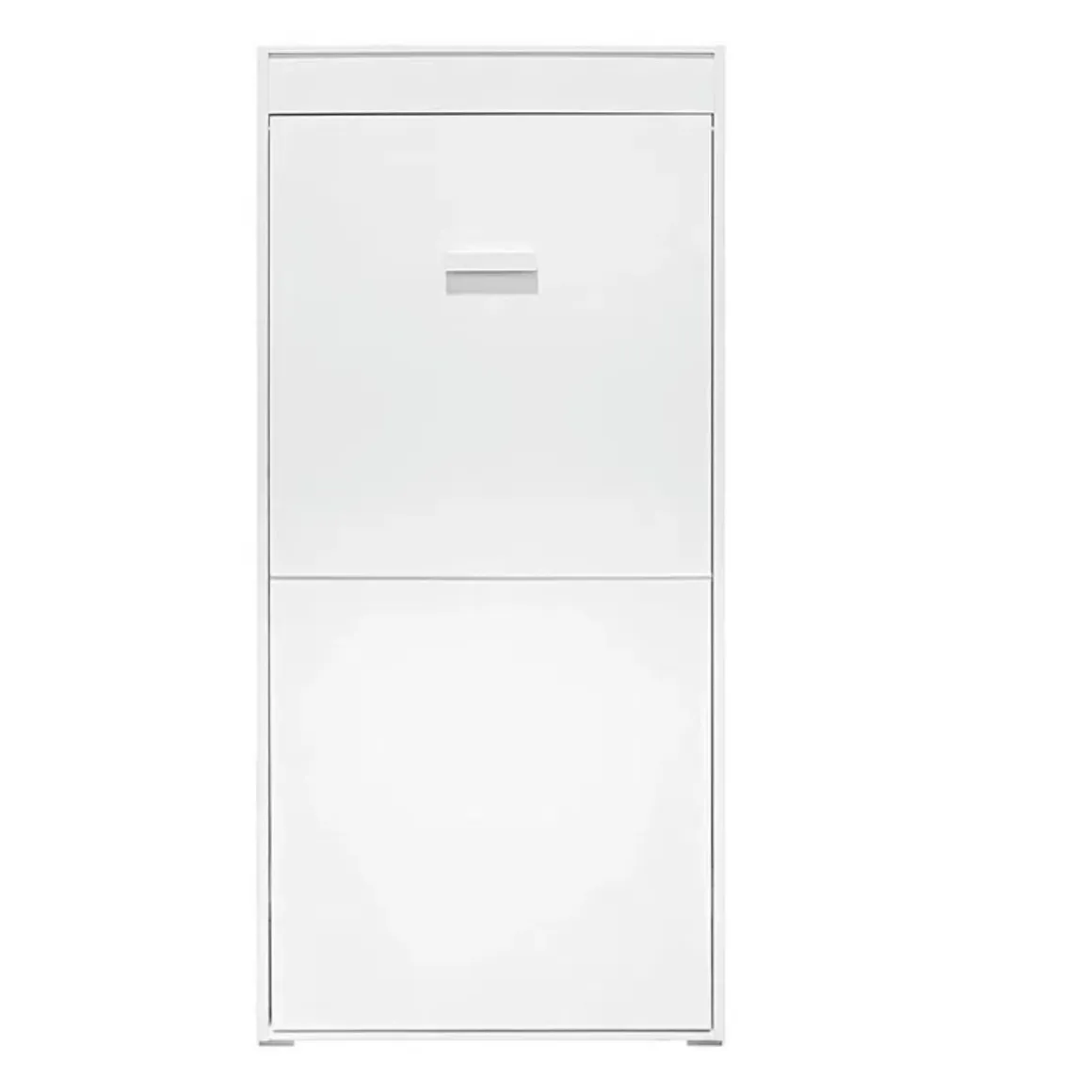 Cama abatible vertical sistema anticierre blanco 90x190 cm