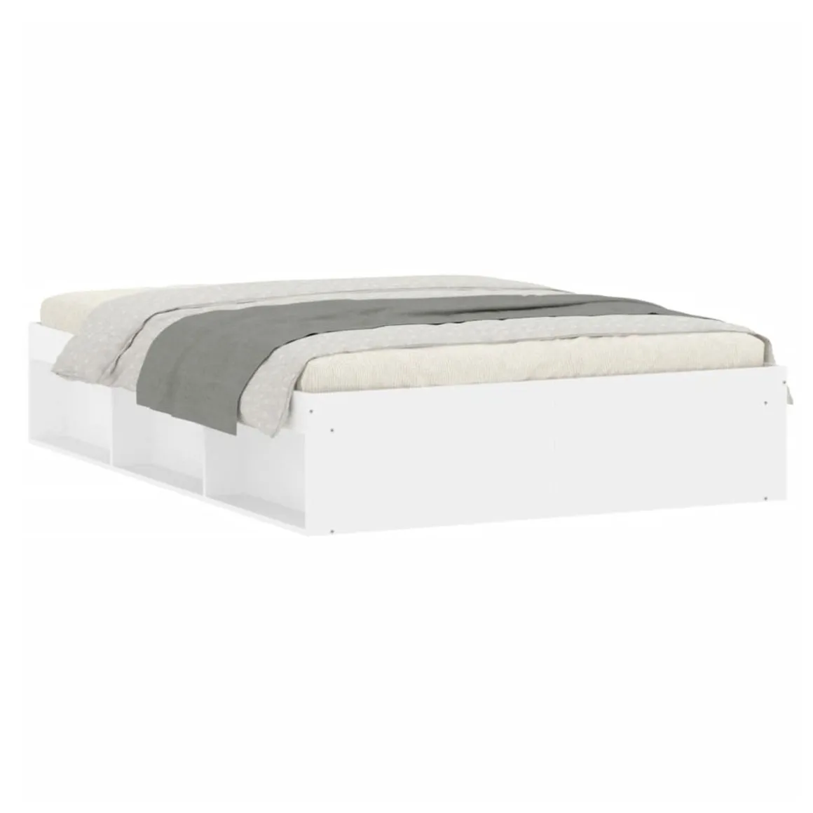 Cama Capadocia 6 módulos de almacenaje blanco