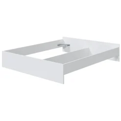 Cama de matrimonio Ethna blanco 160x190 cm