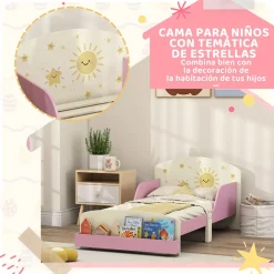 Cama infantil Play Aiyaplay anticaídas + estante 60x150 cm