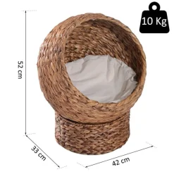 Cama para gatos desmontable con cojín extraible 5kg