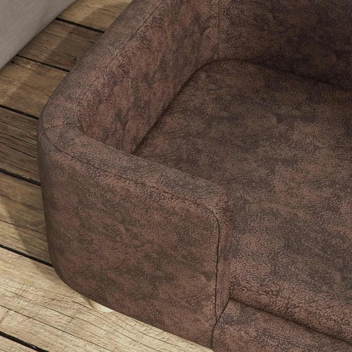 Cama para mascotas Chester Pawhut marrón 31x74x48,5 cm