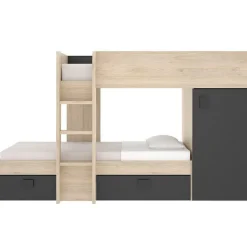 Cama tren Move con 2 camas y 2 opciones de montaje 150x255x112 cm