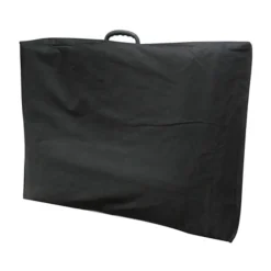 Camilla de esteticista con bolsa de transporte cuero sintético blanco 76x78x185 cm