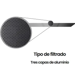 Campana extractora Infiniton CMPT-CLR92S 800m3/h 250W panel táctil y mando a distancia inox