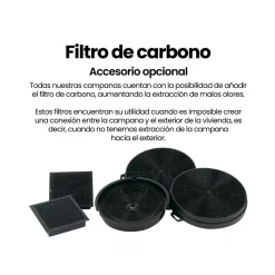 Campana extractora Infiniton CMPTRAL-81W 253W 800m³/h A blanco 80 cm
