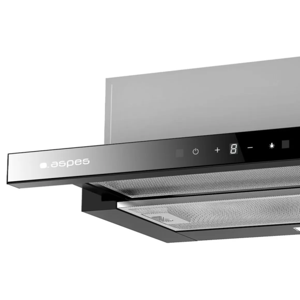 Campana extractora telescópica Aspes ACPE602ADX 70W 372,5m3/h A inox 60 cm