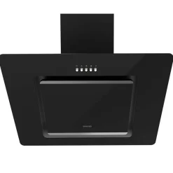 Campana tipo T CMPTRAL-SG60 Infiniton 400m³/h 210W con luz LED cristal negro 39,2x59,7x40 cm