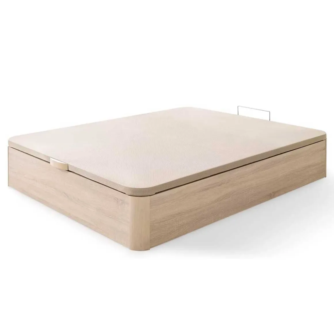 Canapé Delia XL elevable tapizado 3D 22 mm 39 cm - Montaje incluido