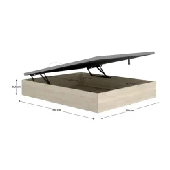 Canapé Nest diseño abatible 28,5x150x190 cm