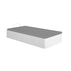 Canapé Round diseño abatible con canto curvo blanco 190 cm