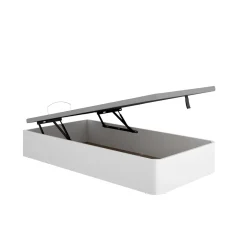 Canapé Round diseño abatible con canto curvo blanco 190 cm