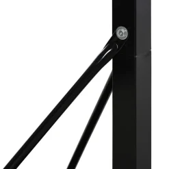 Canasta de baloncesto Homcom con soporte negro 302-352 x 86 x 90 cm