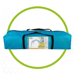 Carpa de camping Aktive blanco/azul 260x320x320 cm