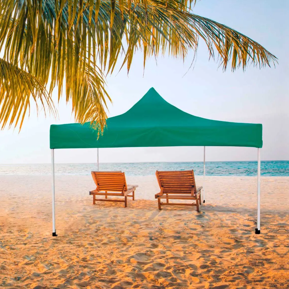 Carpa gazebo Aktive Garden plegable altura ajustable 220/320x300x300 cm