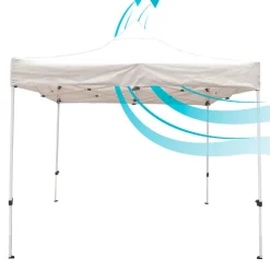 Carpa gazebo Aktive Garden plegable altura ajustable 220/320x300x300 cm