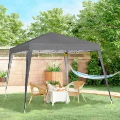 Carpa plegable Outsunny con diseño pop-up 250x297x297 cm