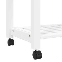 Carrito auxiliar Monza 2 estantes + 1 cajón 90x60x40 cm
