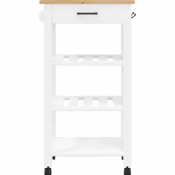 Carrito de cocina Monza 1 cajón + 3 estantes 90x48x40 cm
