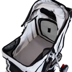 Carrito PawHut para mascotas plegable con toldo 97x45x75 cm
