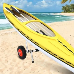 Carro de transporte para Kayaks Homcom 30x62x35 cm