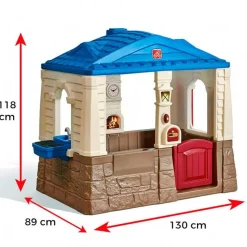 Casa De Campo Infantil Neat Tidy Cottage Cb Toys 18m Azul Marron 118 130 89 Cm