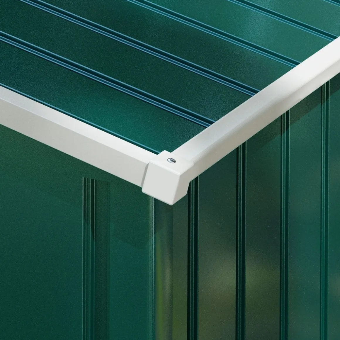 Caseta de jardín Forest Outsunny puertas correderas + ventilación 190x236x174 cm