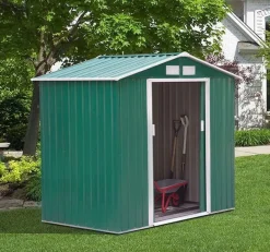 Caseta de jardín para almacenamiento y herramientas