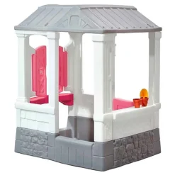 Casita de juguete Courtyard Cottage CB Toys con timbre eléctrico +18M rosa 118x100x83 cm