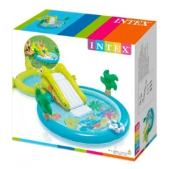 Centro de juegos Cocodrilo Intex hinchable 323x175x74 cm