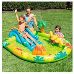 Centro de juegos hinchable Intex dinosaurios 143L +2A 58x152x191 cm