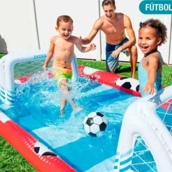 Centro de juegos hinchable Intex 470L con accesorios deportivos +3A multicolor 102x325x267 cm